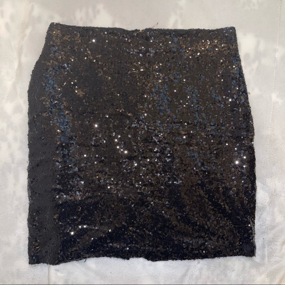 Sequin Mini Skirt